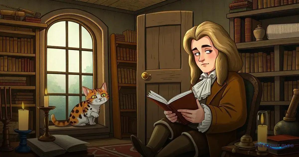 Isaac Newton Invented The Cat Flap