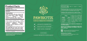 Pawbiotix Reviews - label