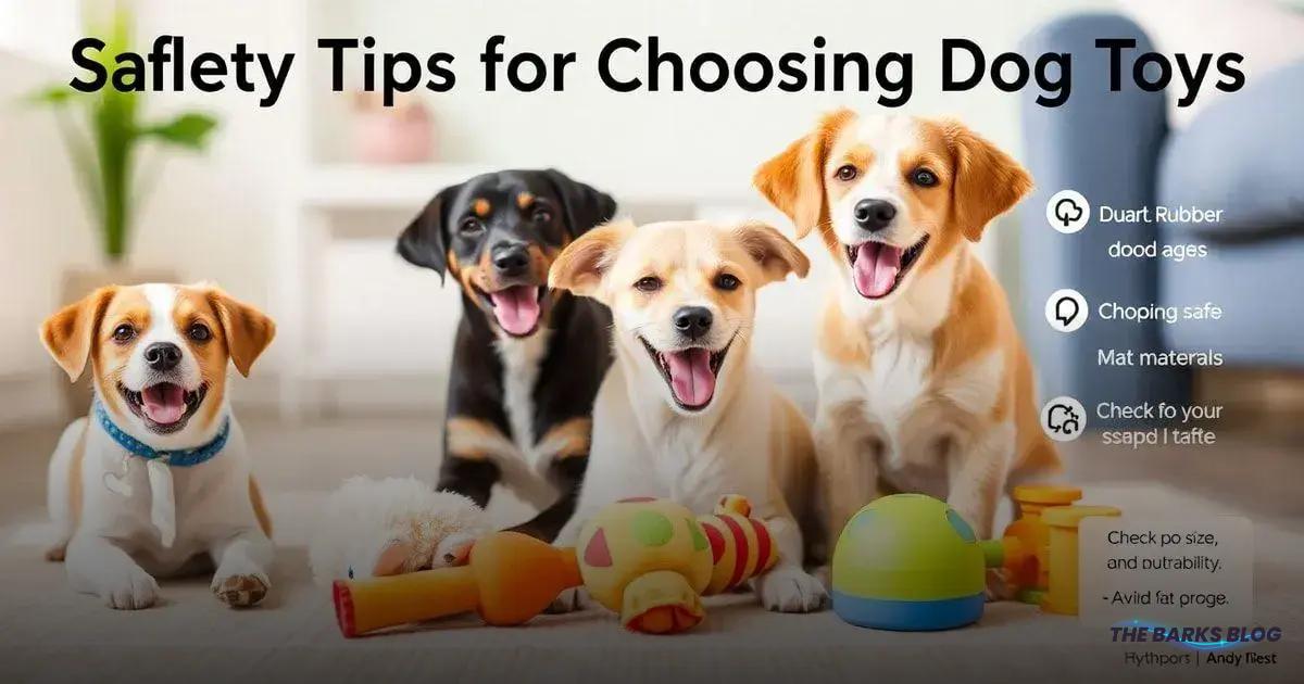 Safety Tips for Choosing Dog Toys