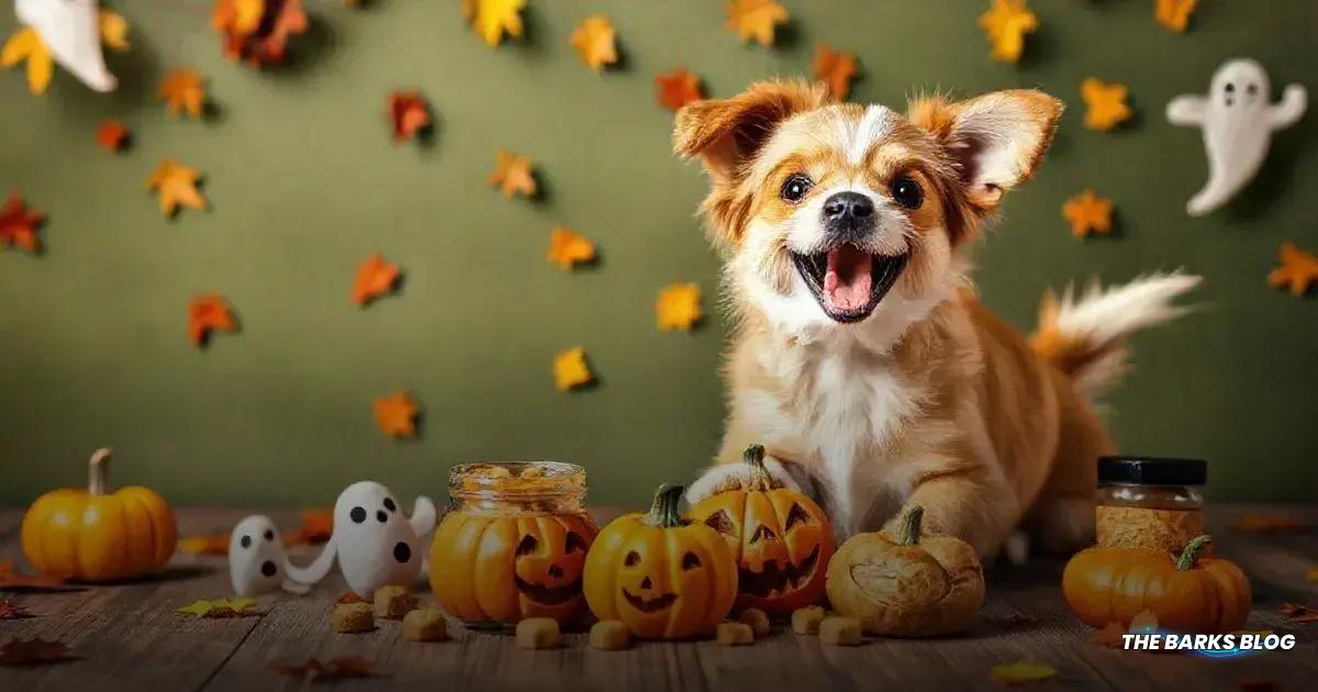 Spooky Pumpkin & Peanut Butter Dog Treats