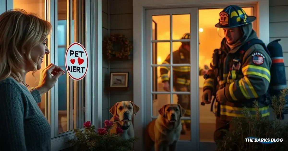 How Do You Let Firefighters Know You Have Pets?