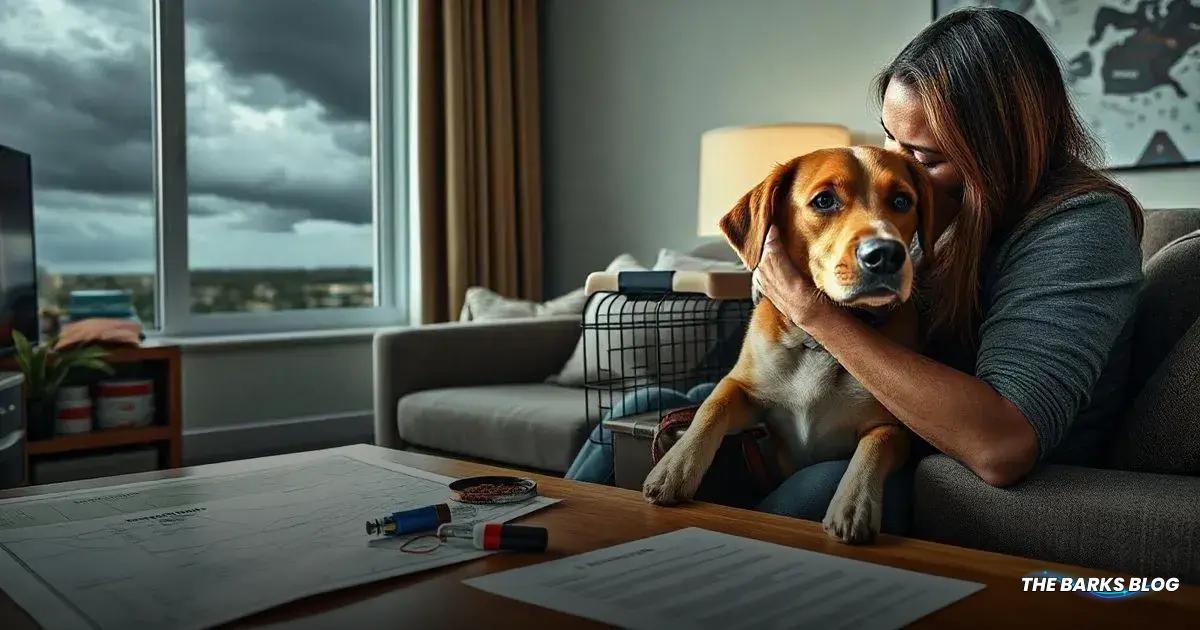 Plan Ahead: Create an emergency plan for your dog before a hurricane hits.